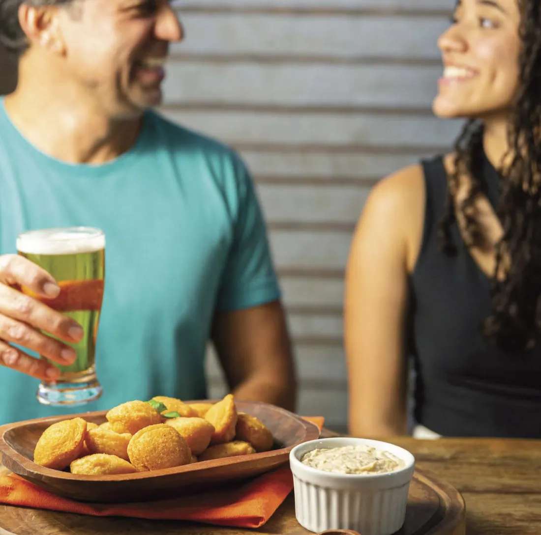 Petiscos com cerveja
